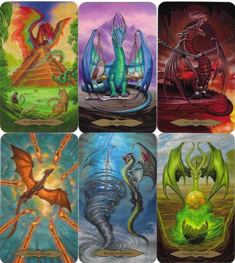 Tarot of Dragons Card Artwork